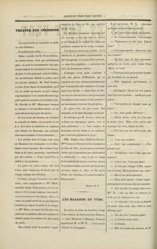 
						Affichage en mode lecture de la page
					