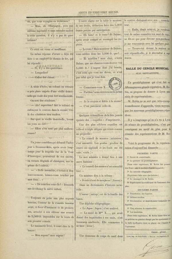 
						Affichage en mode lecture de la page
					