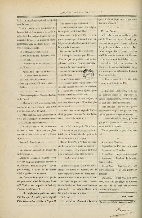 
						Affichage en mode lecture de la page
					