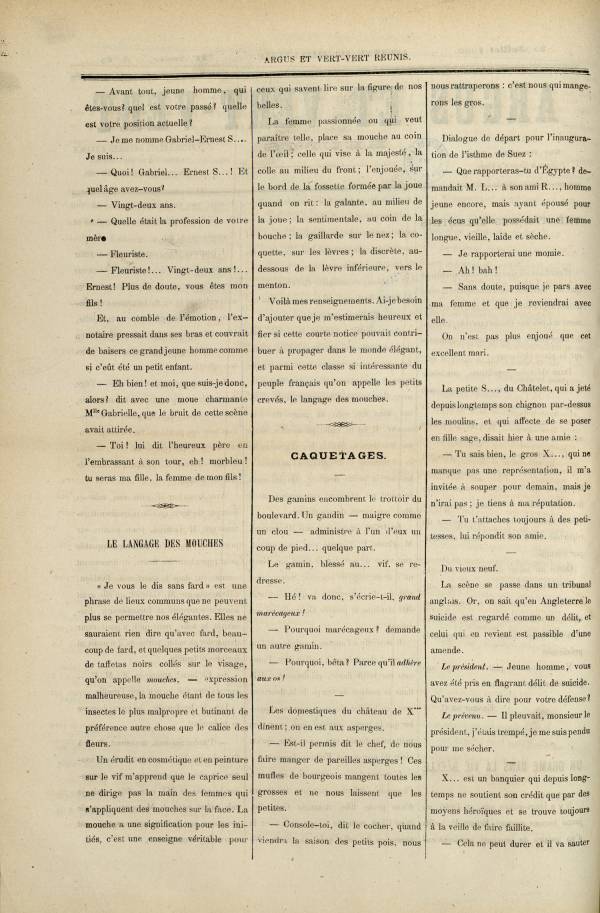 
						Affichage en mode lecture de la page
					