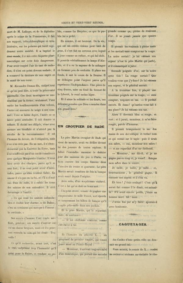 
						Affichage en mode lecture de la page
					