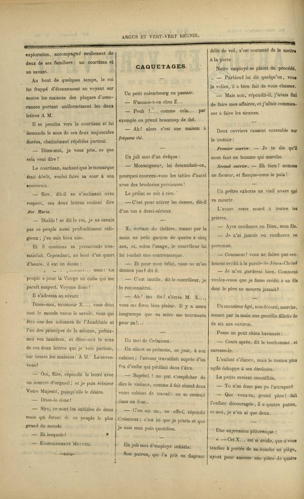 
						Affichage en mode lecture de la page
					