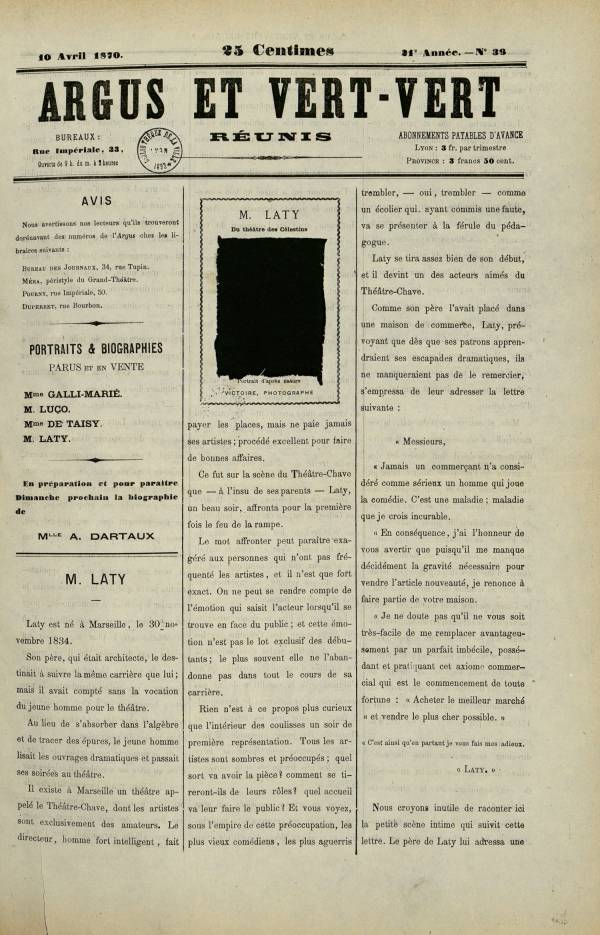 
						Affichage en mode lecture de la page
					