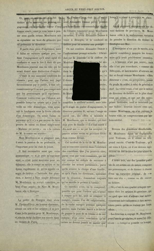 
						Affichage en mode lecture de la page
					