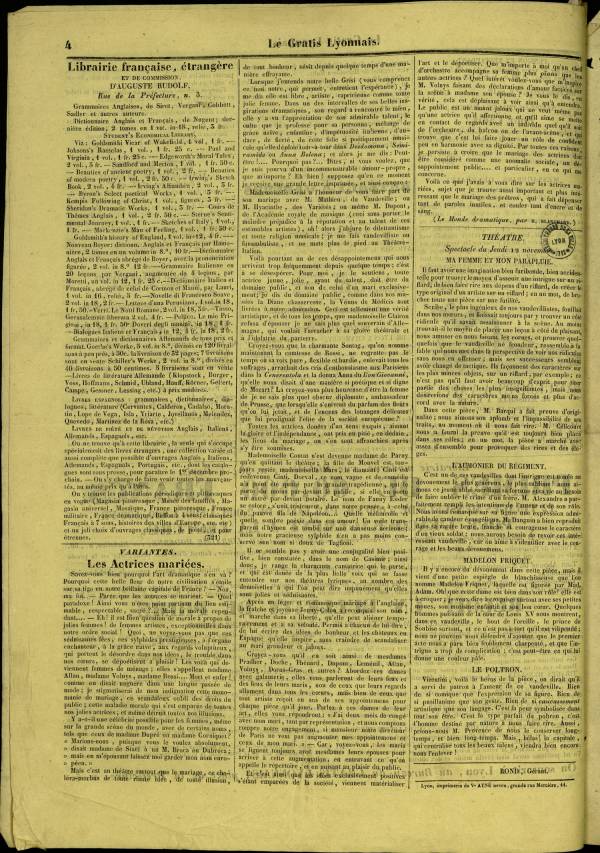 
						Affichage en mode lecture de la page
					