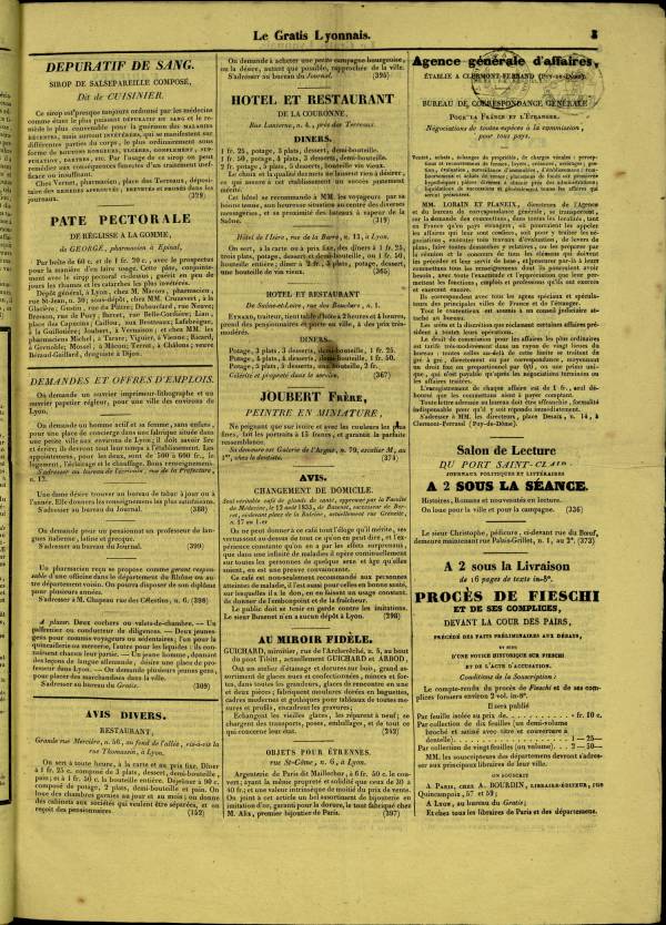
						Affichage en mode lecture de la page
					