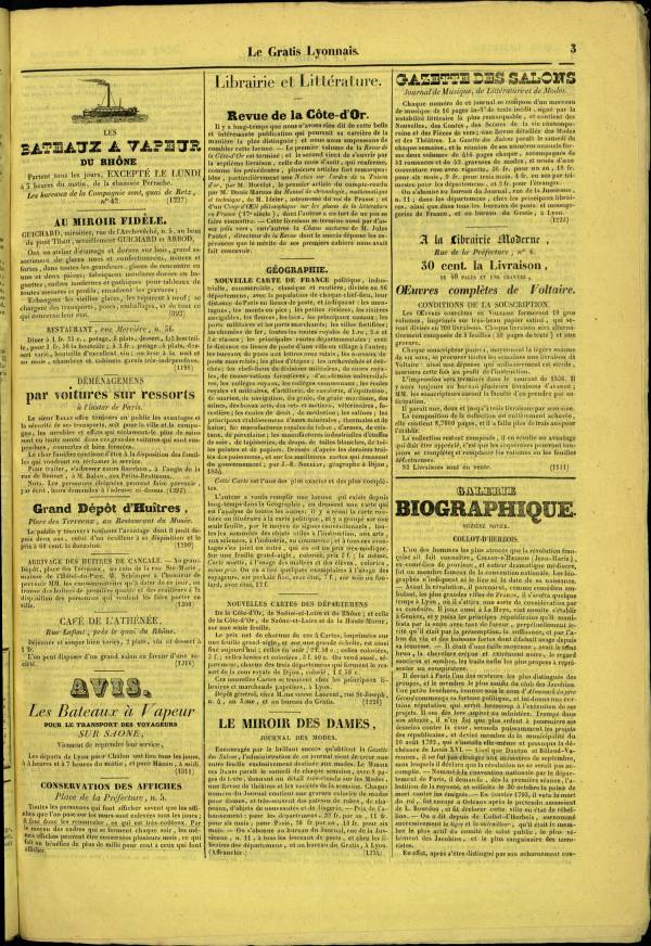 
						Affichage en mode lecture de la page
					