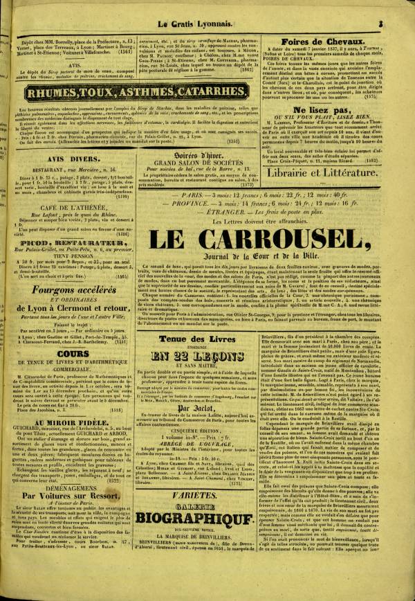
						Affichage en mode lecture de la page
					