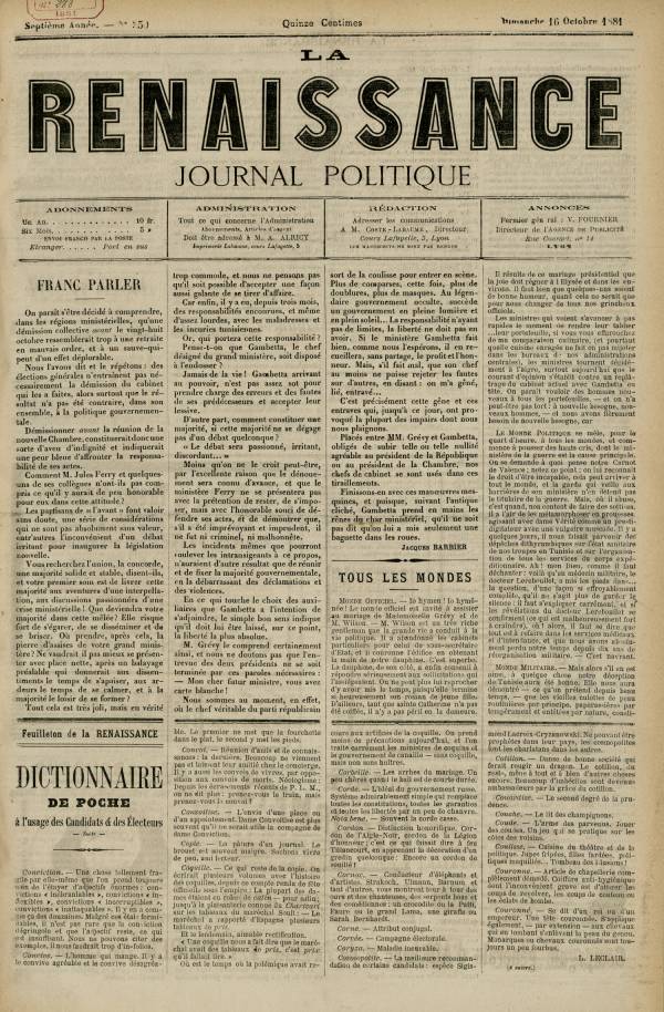 
						Affichage en mode lecture de la page
					