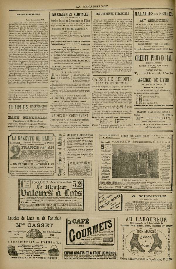 
						Affichage en mode lecture de la page
					