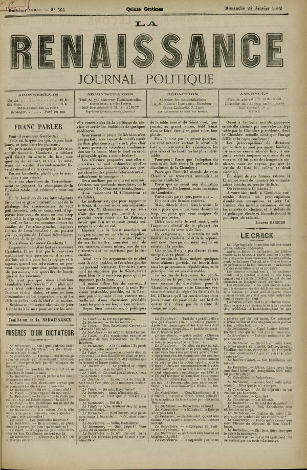 
						Affichage en mode lecture de la page
					