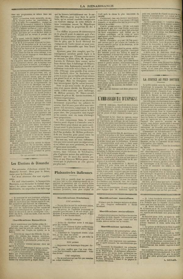 
						Affichage en mode lecture de la page
					
