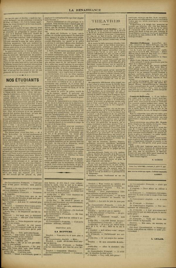 
						Affichage en mode lecture de la page
					