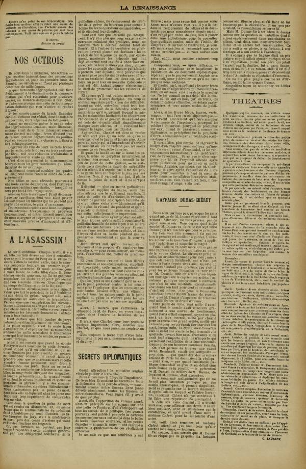 
						Affichage en mode lecture de la page
					