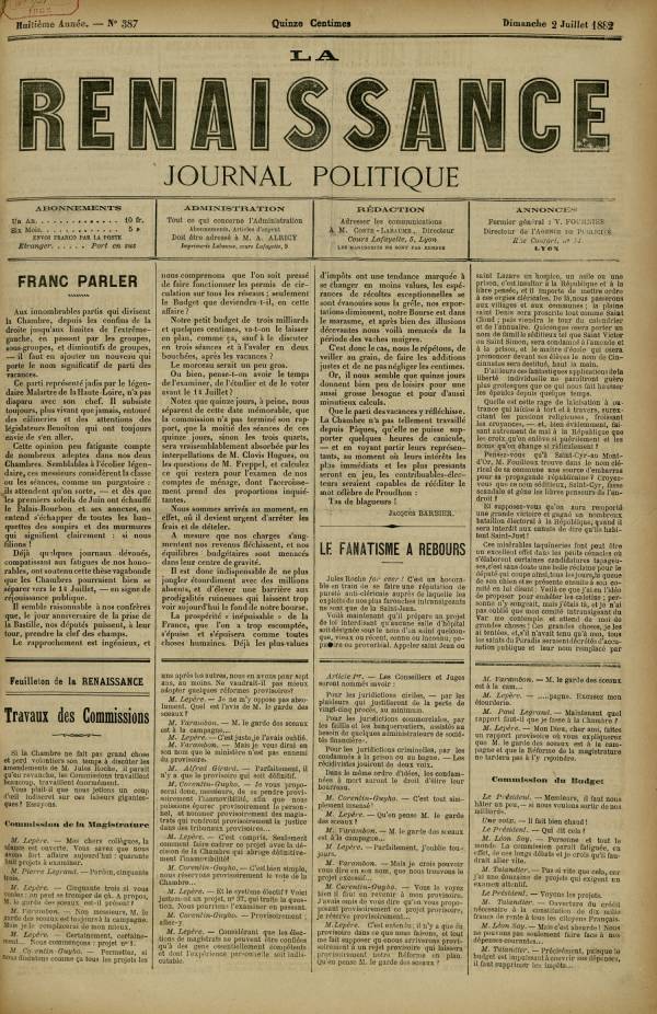 
						Affichage en mode lecture de la page
					