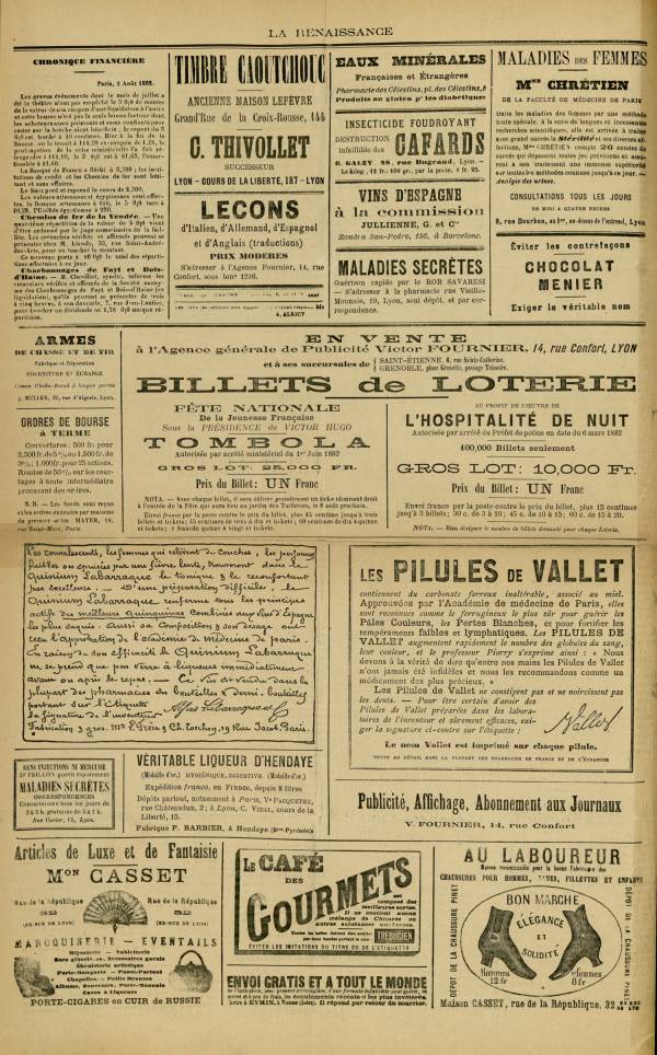
						Affichage en mode lecture de la page
					