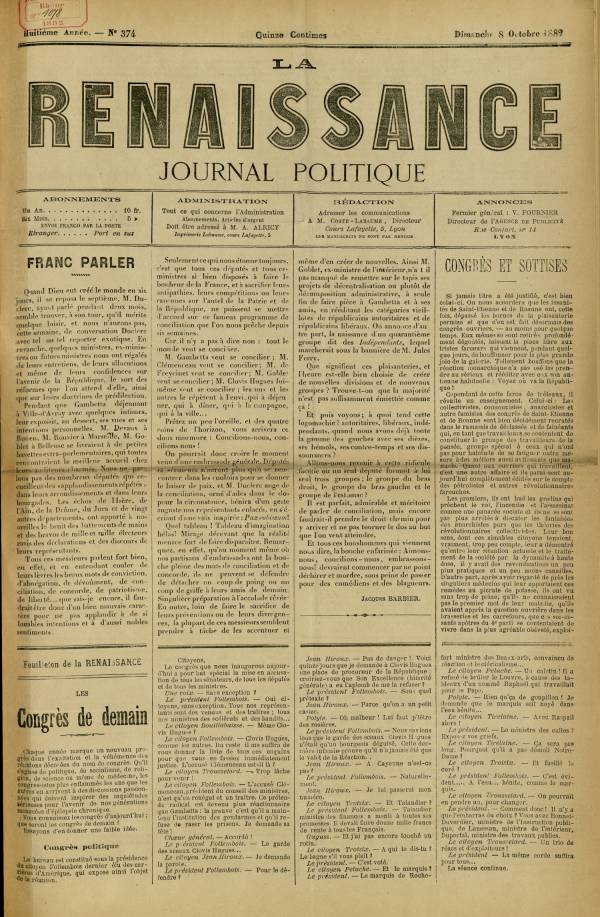 
						Affichage en mode lecture de la page
					