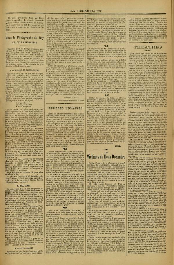 
						Affichage en mode lecture de la page
					