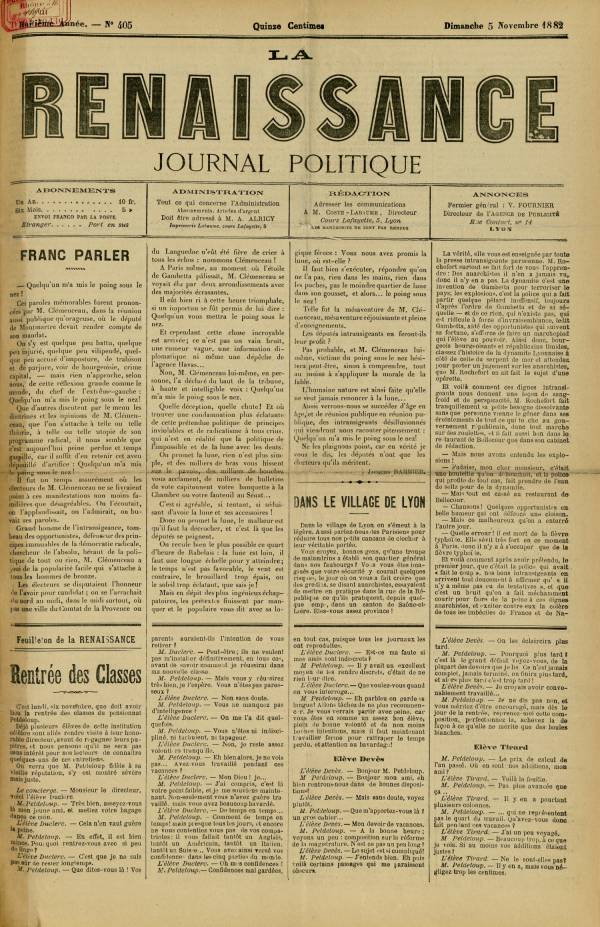 
						Affichage en mode lecture de la page
					