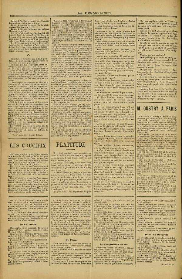 
						Affichage en mode lecture de la page
					