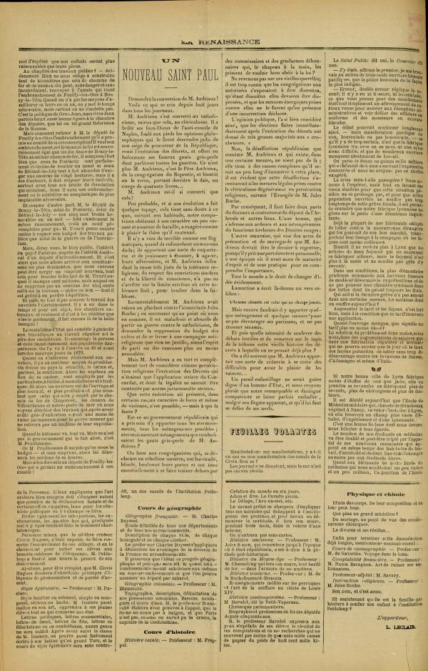 
						Affichage en mode lecture de la page
					