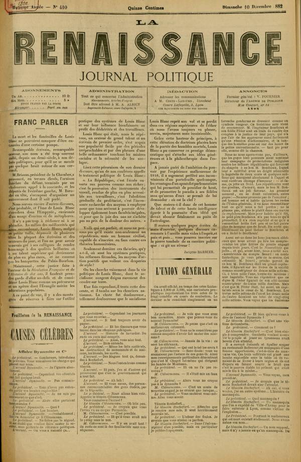 
						Affichage en mode lecture de la page
					