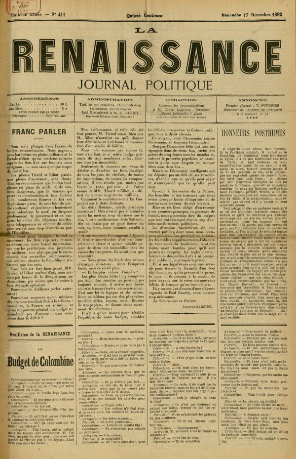 
						Affichage en mode lecture de la page
					