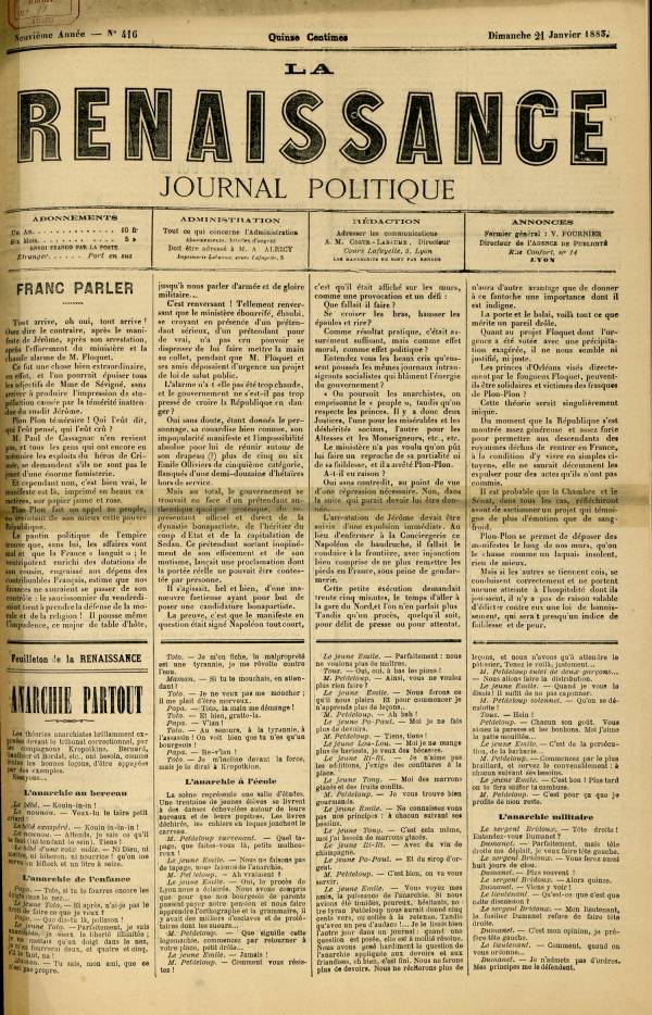 
						Affichage en mode lecture de la page
					