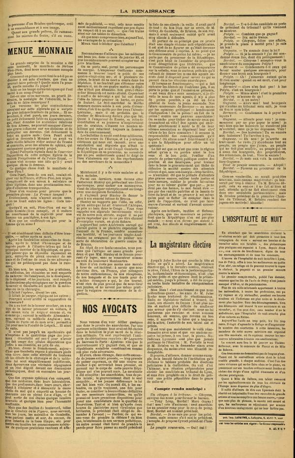 
						Affichage en mode lecture de la page
					