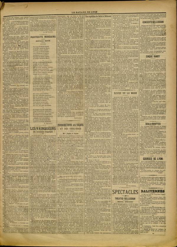 
						Affichage en mode lecture de la page
					