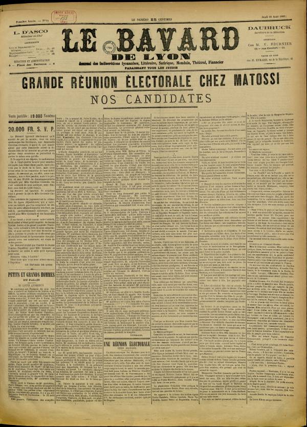 
						Affichage en mode lecture de la page
					