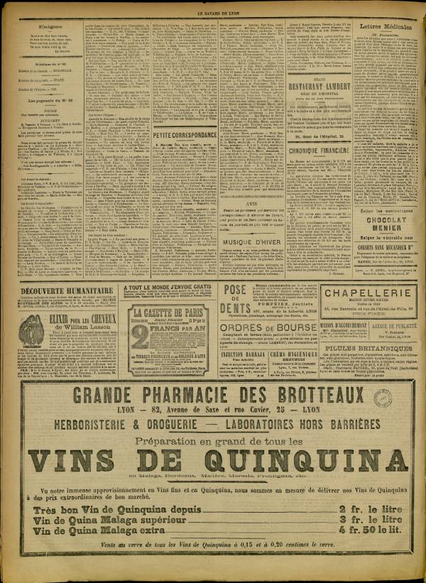 
						Affichage en mode lecture de la page
					