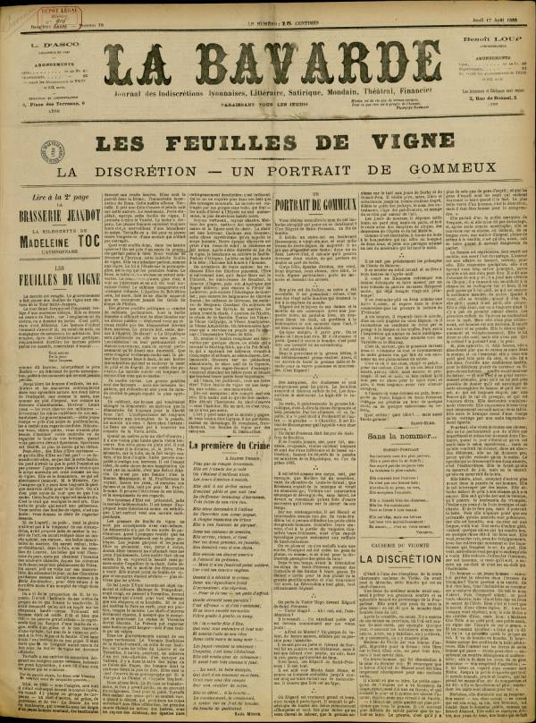 
						Affichage en mode lecture de la page
					