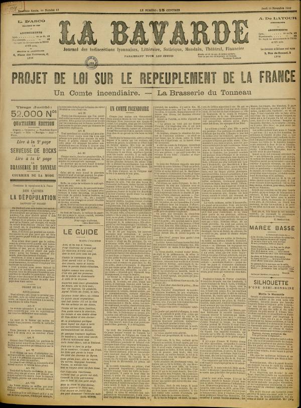 
						Affichage en mode lecture de la page
					