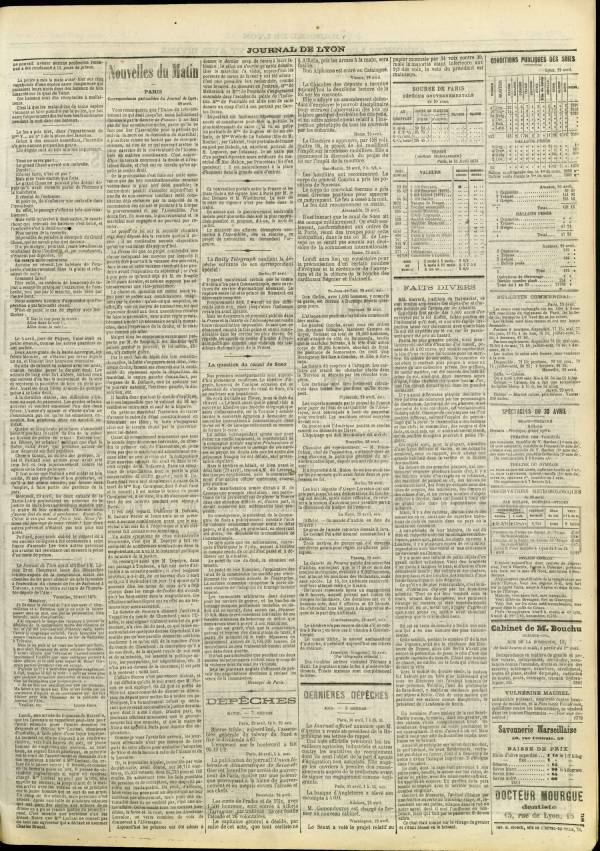 
						Affichage en mode lecture de la page
					