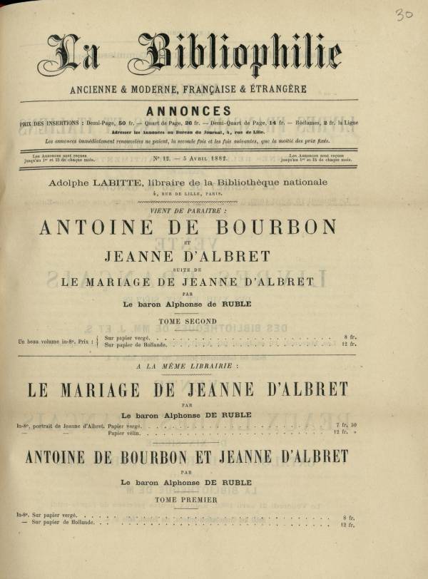 
						Affichage en mode lecture de la page
					