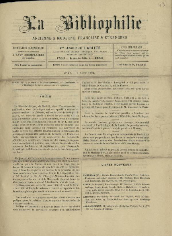 
						Affichage en mode lecture de la page
					
