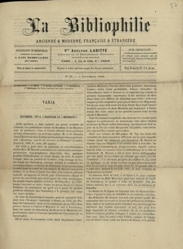 
						Affichage en mode lecture de la page
					