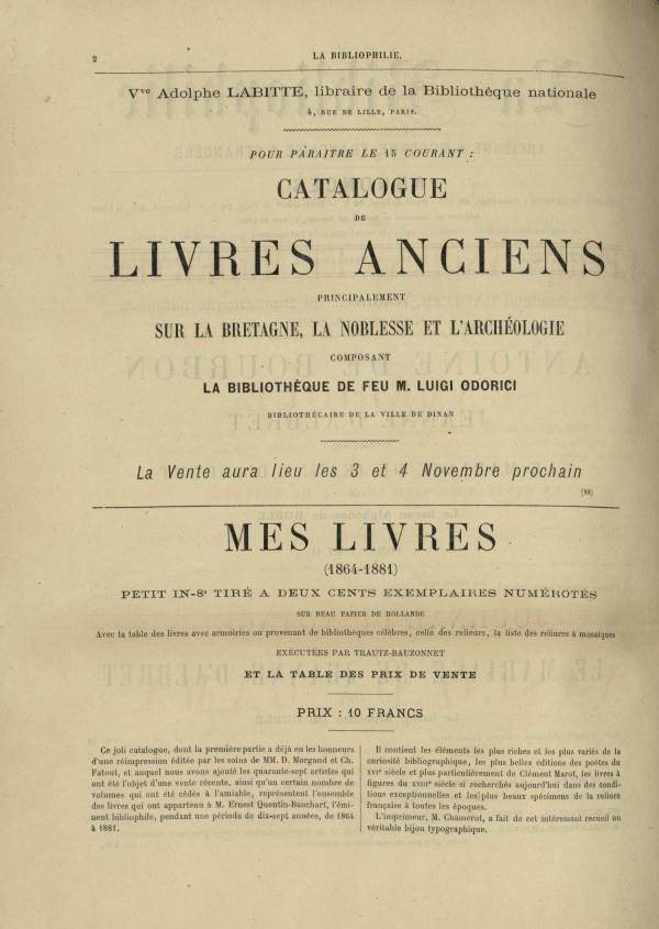 
						Affichage en mode lecture de la page
					