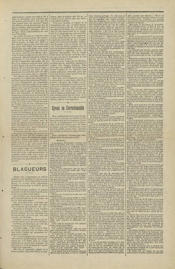 
						Affichage en mode lecture de la page
					