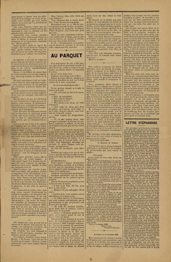 
						Affichage en mode lecture de la page
					