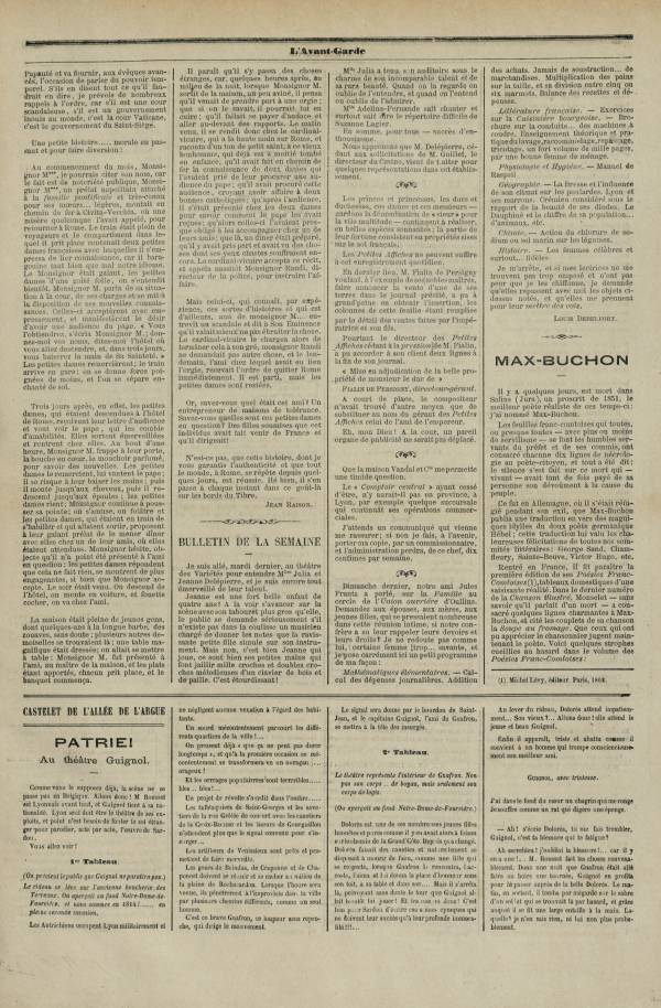 
						Affichage en mode lecture de la page
					