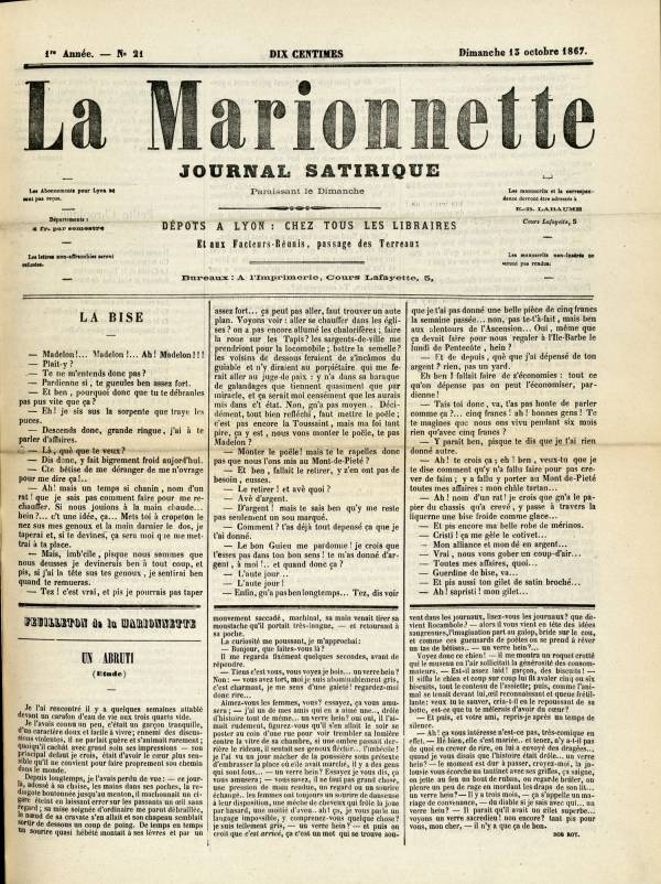
						Affichage en mode lecture de la page
					