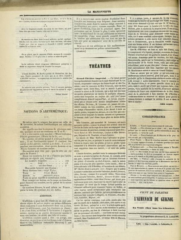 
						Affichage en mode lecture de la page
					