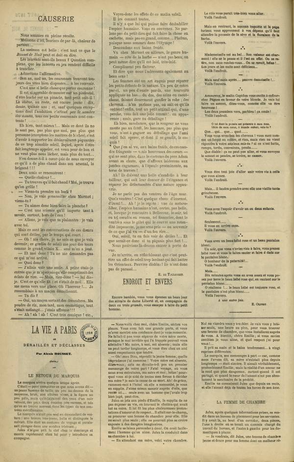 
						Affichage en mode lecture de la page
					