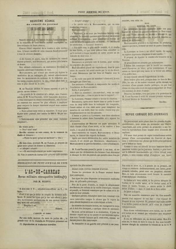 
						Affichage en mode lecture de la page
					