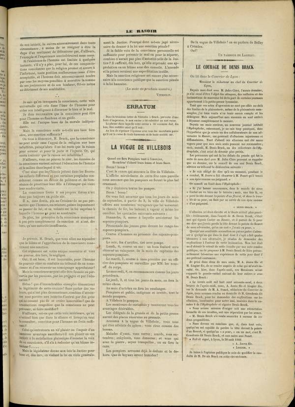 
						Affichage en mode lecture de la page
					