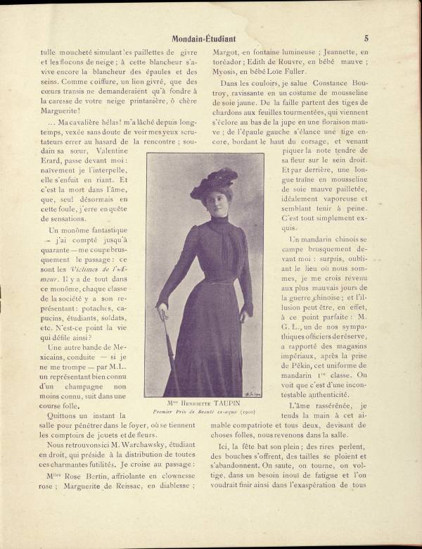 
						Affichage en mode lecture de la page
					