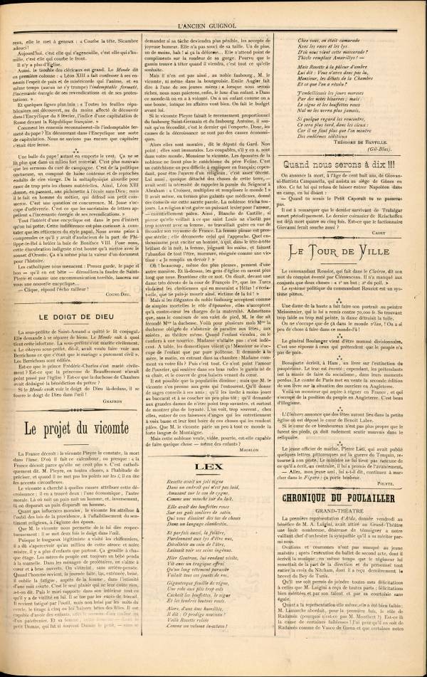 
						Affichage en mode lecture de la page
					