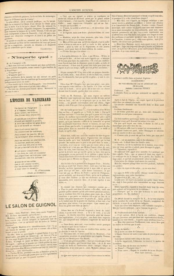 
						Affichage en mode lecture de la page
					